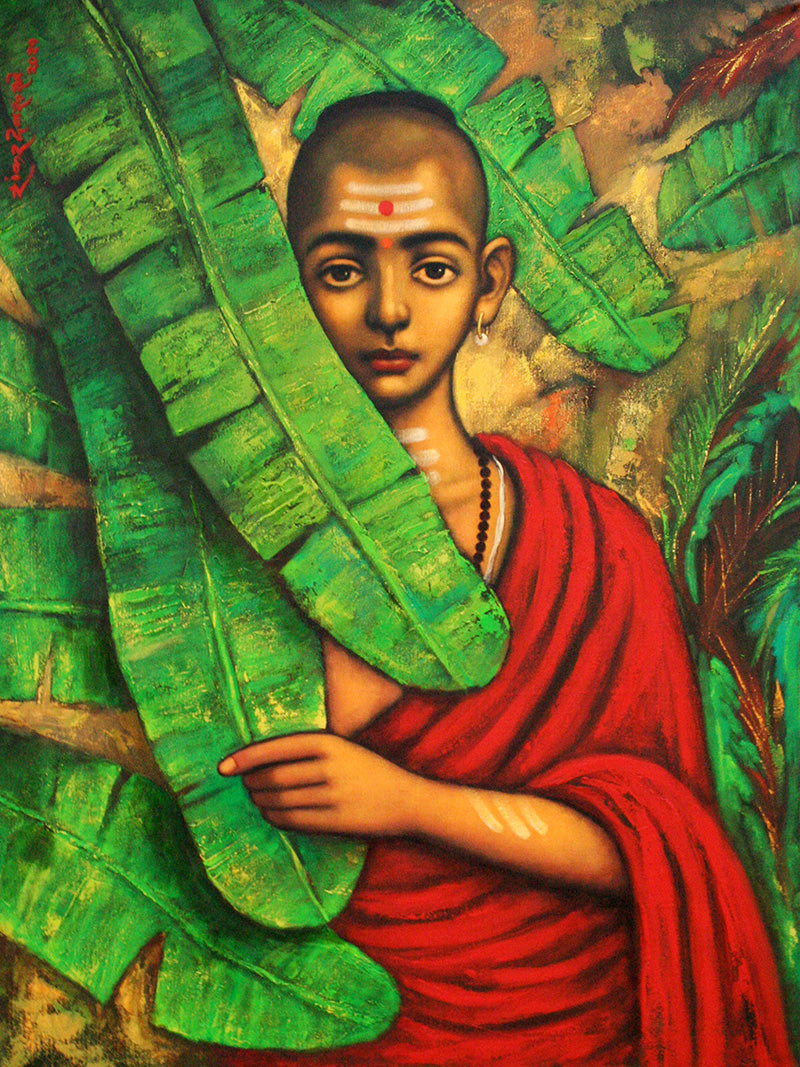 ’Batu with banana leaf’