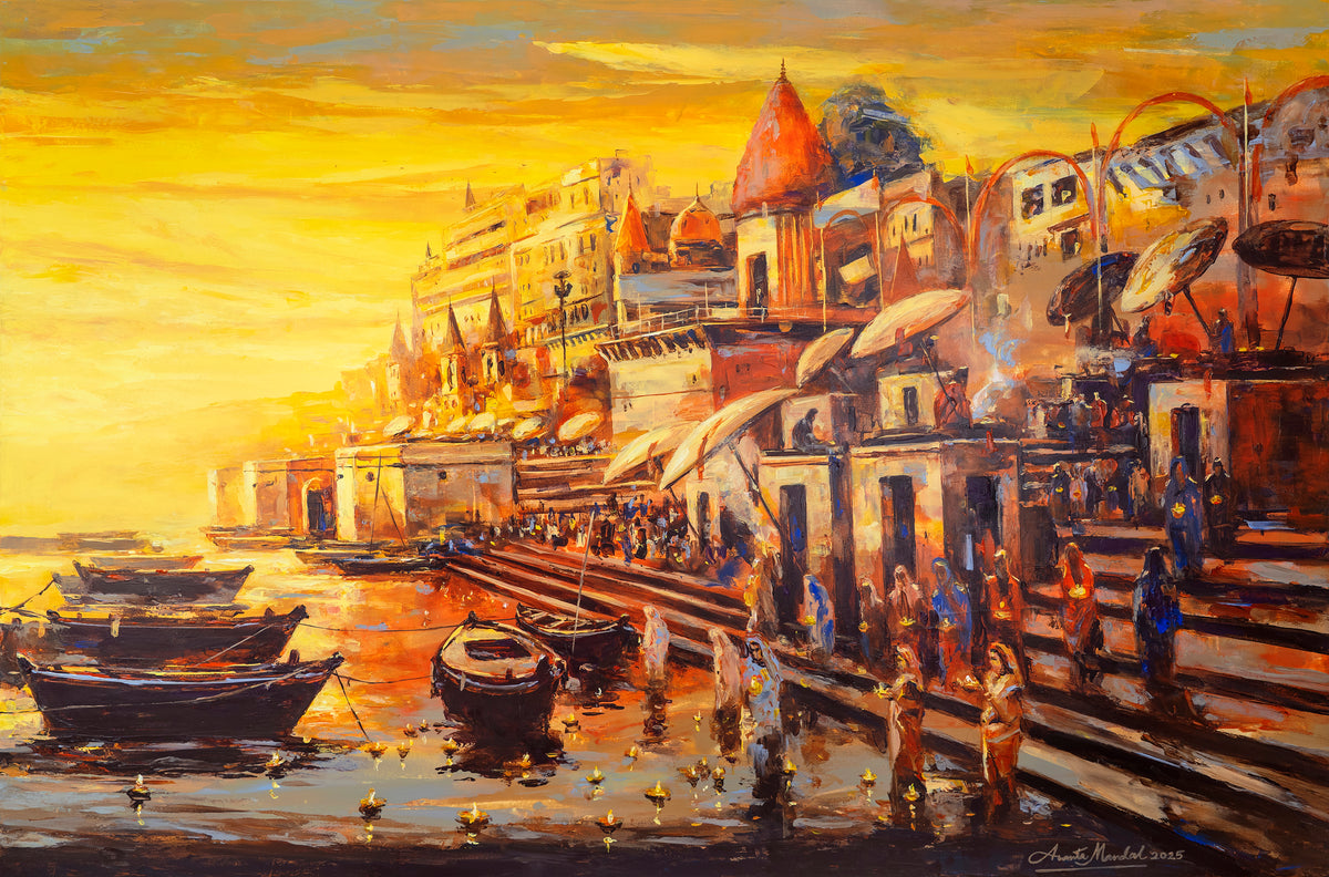 Ananta Mandal - Glorious Varanasi Ghat