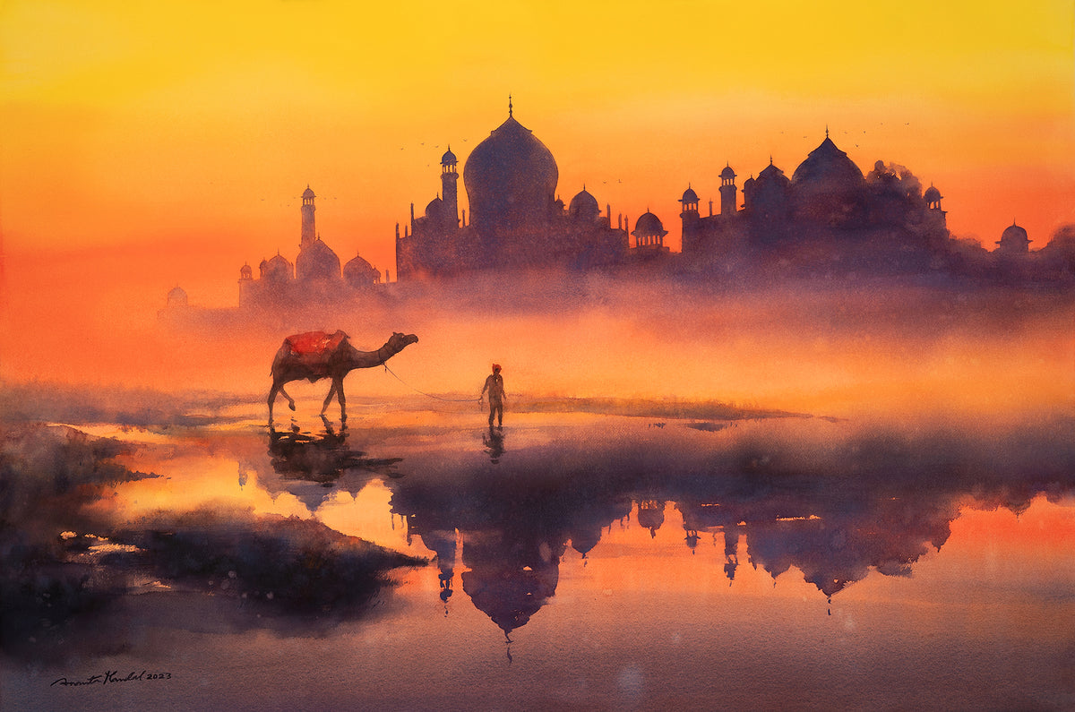 Ananta Mandal - Taj Mahal in Sunset Glow