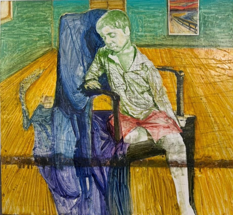 Boy on the chair