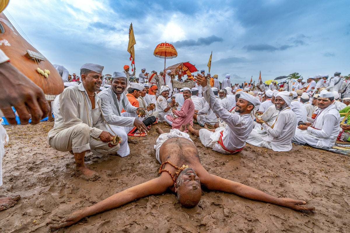 A Devotee Resting in the Mud.