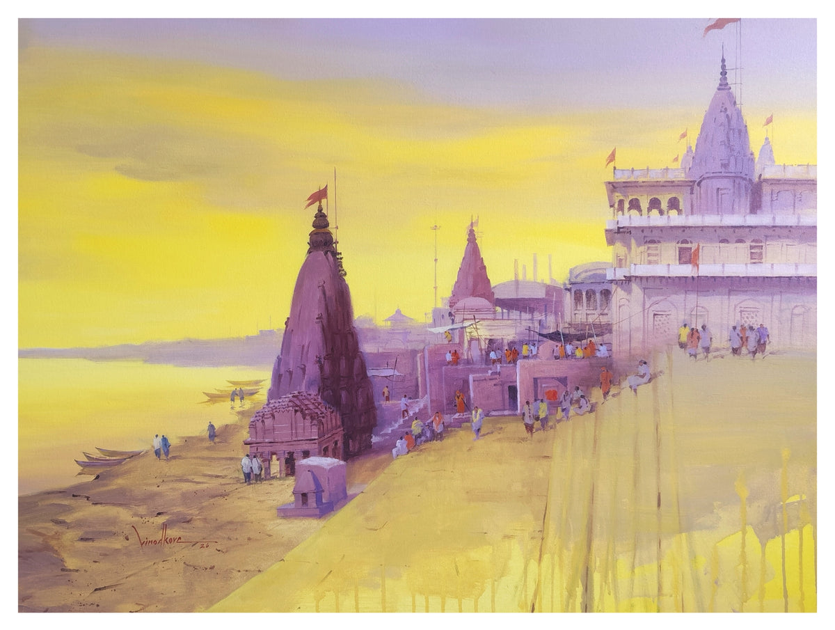 Golden hour at Banaras