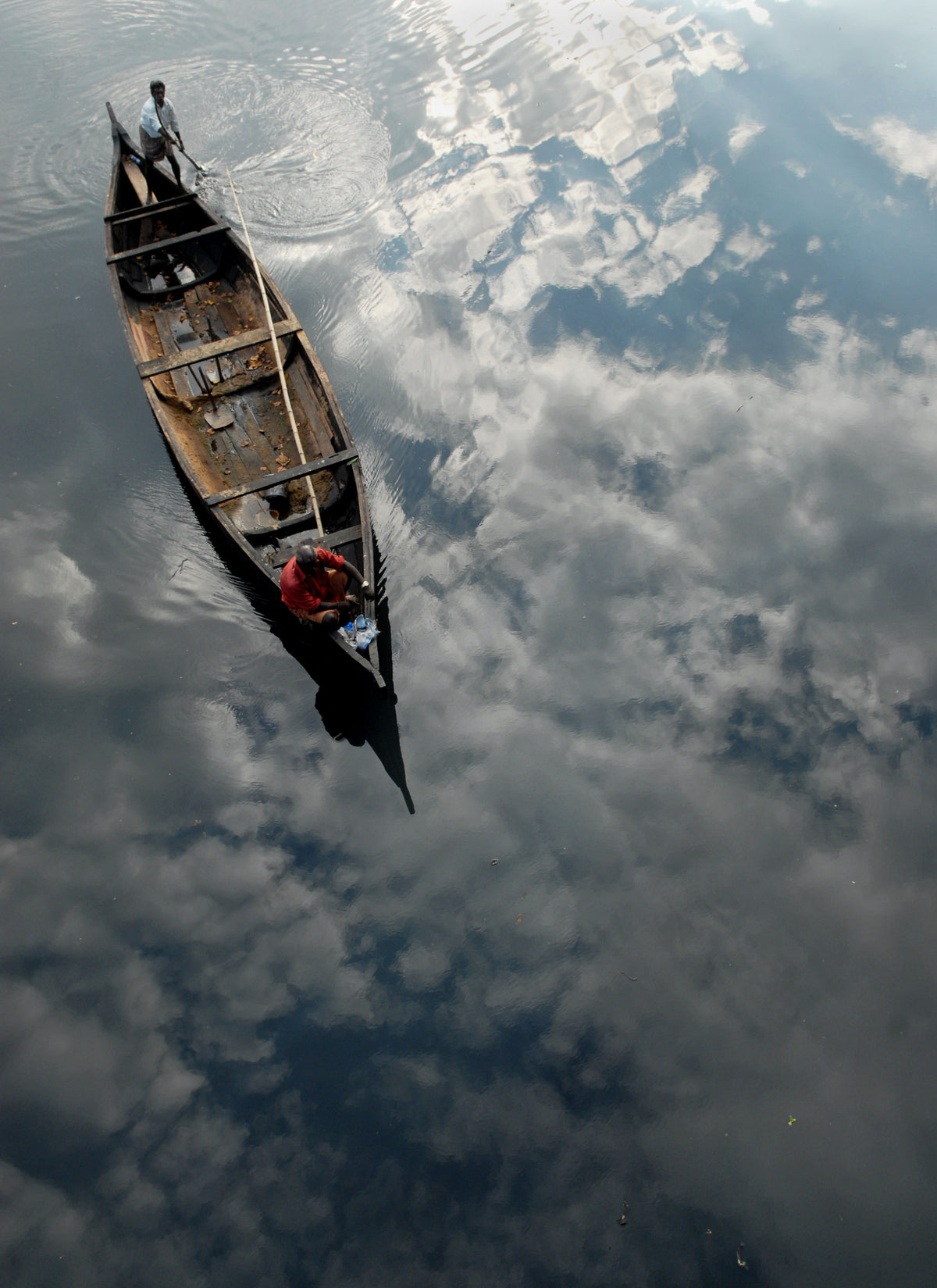 sailing on the clouds
